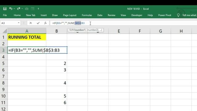 How to Calculate Running Totals or Cumulative Sum for a Range of Cells in Excel смотреть онлайн