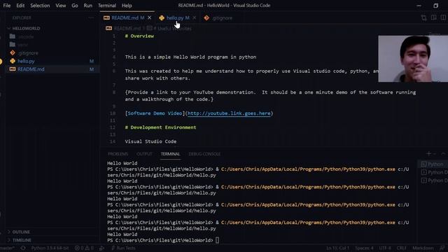 Hello World in Python смотреть онлайн