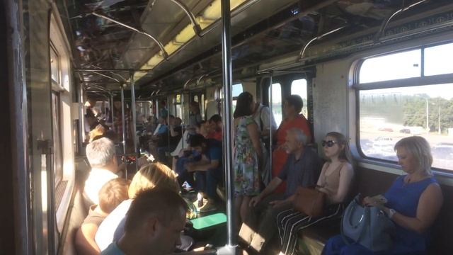 Метровагон 81-717.5 «Малый театр» #10079 смотреть онлайн