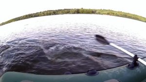 первый выезд на новой лодке с мотором