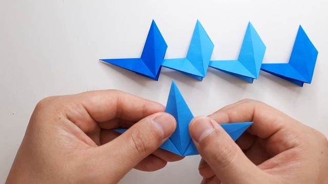 How to Make an Origami Star (3D, 6 Pointed) смотреть онлайн