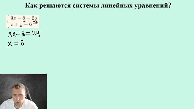 Что такое система линейных уравнений? / Как решаются системы линейных уравнений? смотреть онлайн
