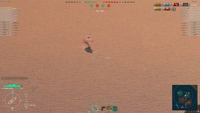 Первый блин - не ком (первый бой на KING GEORGE V) смотреть онлайн