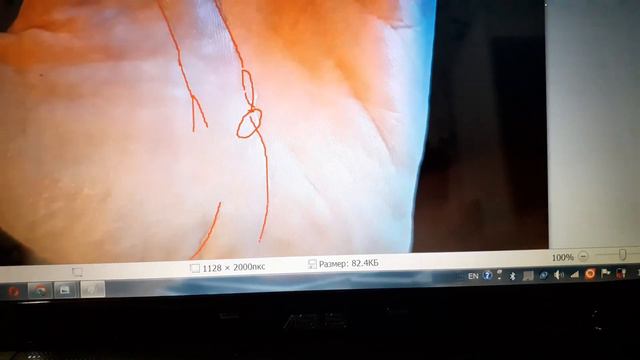 левая рука и интересный вариант линии жизни. смотреть онлайн