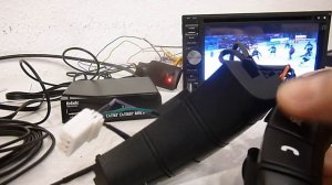 Подключение кнопок руля к магнитоле с помощью адаптера и пульта управления