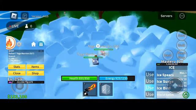 Grinding in blox fruits (Roblox) смотреть онлайн