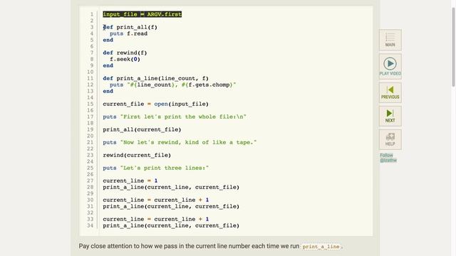 Learn Ruby the Hard Way Exercise 20 Analysis смотреть онлайн