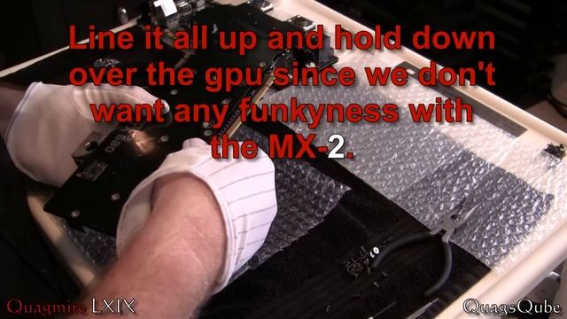 QuagsQube - Koolance VID-NX680 blocks & EVGA Backplate Installation on EVGA GTX680 смотреть онлайн
