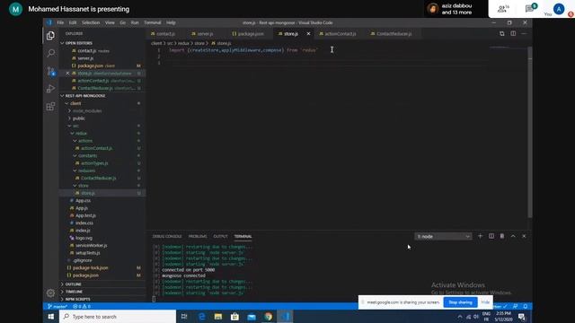 REST API Mongoose React Redux 4 смотреть онлайн