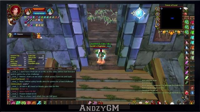 Fiesta Online - Level 25 Permanent Trickster Soloing Tower of Izyel All The Way To The Top Floor смотреть онлайн