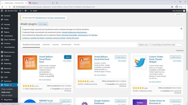 Tutoriales BCK Conectar Instagram a wordpress смотреть онлайн