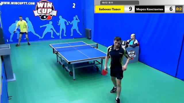 Бабенко Павел 2 - 3 Мороз Константин 18.04.2019 Зал № 2 Турнир WIN CUP смотреть онлайн