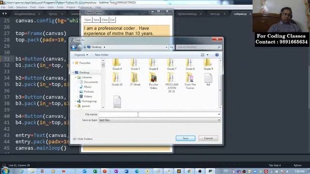 Make a Notepad with Python | Python Project смотреть онлайн