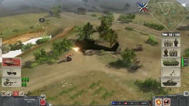 Men of War: Vietnam. UH-1 test смотреть онлайн