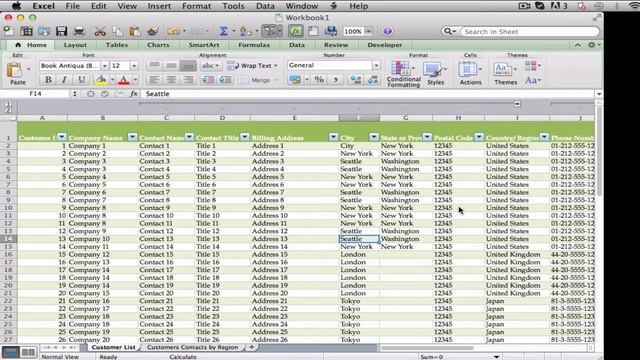 Set the Microsoft Excel Workbook Fonts: Excel MOOC смотреть онлайн