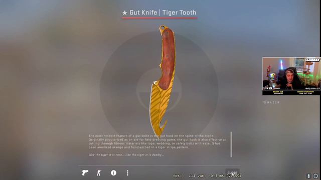 Cloakzy Opened A Gut Knife | Tiger Tooth 🔥 #cloakzy #counterstrike #csgomoments смотреть онлайн