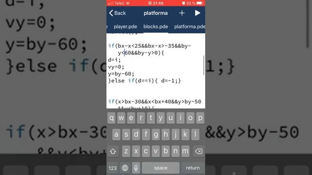 Создание платформера на Processing 2 часть. Продолжение смотреть онлайн