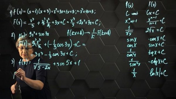 4-Первообразная. Практическая часть. 11 класс.