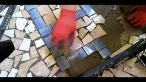 Битая мозаика. Декор из отходов плитки...