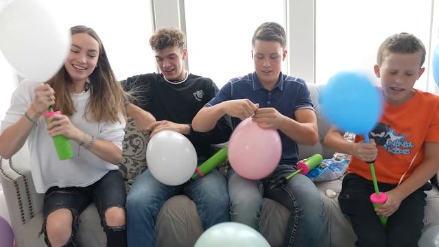 Asking my Crush to PROM with 10,000 Balloons! смотреть онлайн