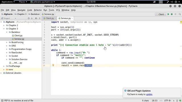 Formation Python pour les pentesteurs | Créer une backdoor simple en python смотреть онлайн
