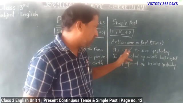 Class 3 English Unit 1 Present Continuous Tense and Simple Past with Examples | Victory365days смотреть онлайн