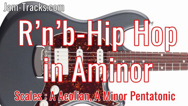 JT40 Soul Hip Hop Jam Track in A minor | Guitar Jam track смотреть онлайн