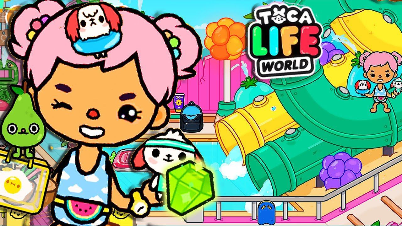 ОБНОВЛЕНИЕ АКВАПАРК И СЕКРЕТНЫЕ КРАМПЕТЫ Клуб Арбузная Волна ТОКА БОКА - Toca Life World смотреть онлайн