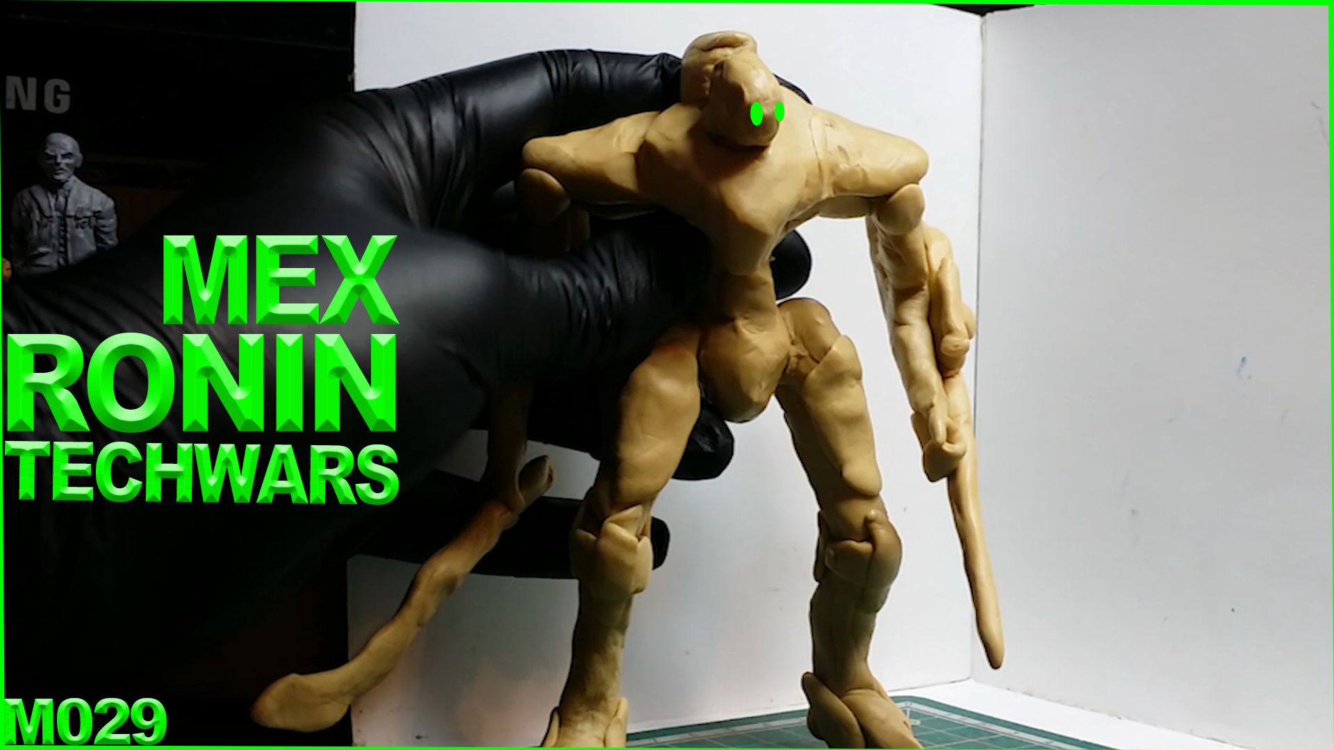 Лепка из пластилина робота меха Ронин из игры Techwars 2. Заготовка. смотреть онлайн