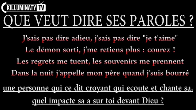 Sofiane SATANISTE Ou Pas _ OUI ! (KILLUMINATY SMG)