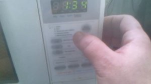 Микроволновая печь DAEWOO KOG-6CDBW.Первое включение.