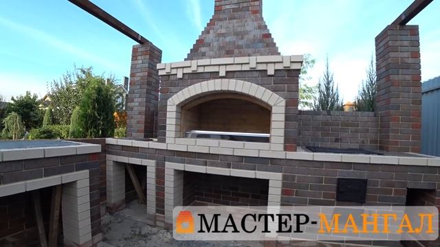Кирпичный мангал в Ростове-на-Дону. Мангальный комплекс. Мастер Мангал. смотреть онлайн