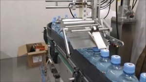 Маркировка воды. Индивидуальная упаковка. Автоматический аппликатор этикеток А-150.