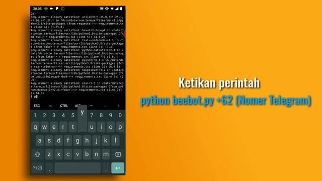 Cara Nuyul Klick Bee Bot (penghasil TRX) Via Termux смотреть онлайн