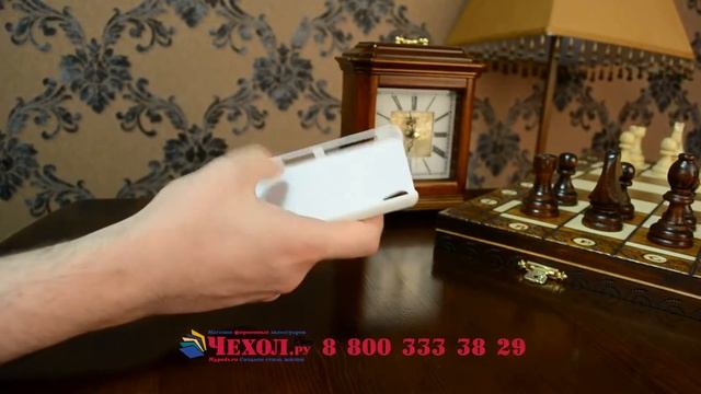 Задняя панель-накладка из тончайшего пластика для Sony Xperia Z3 D6603/ Z3 Dual D6633 белая смотреть онлайн