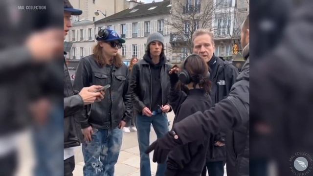 Jenna Ortega and Percy Hynes White Moments in Paris 2023 смотреть онлайн