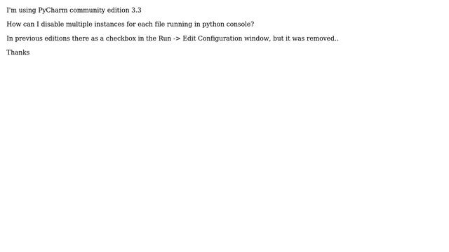 pycharm python console single instance смотреть онлайн