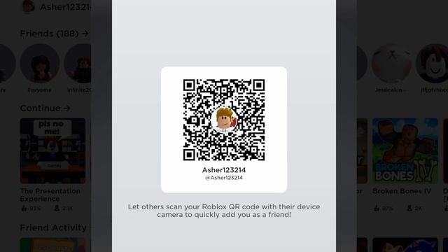 Roblox: QR Scan QR Code If You Want To Be Friends With me смотреть онлайн