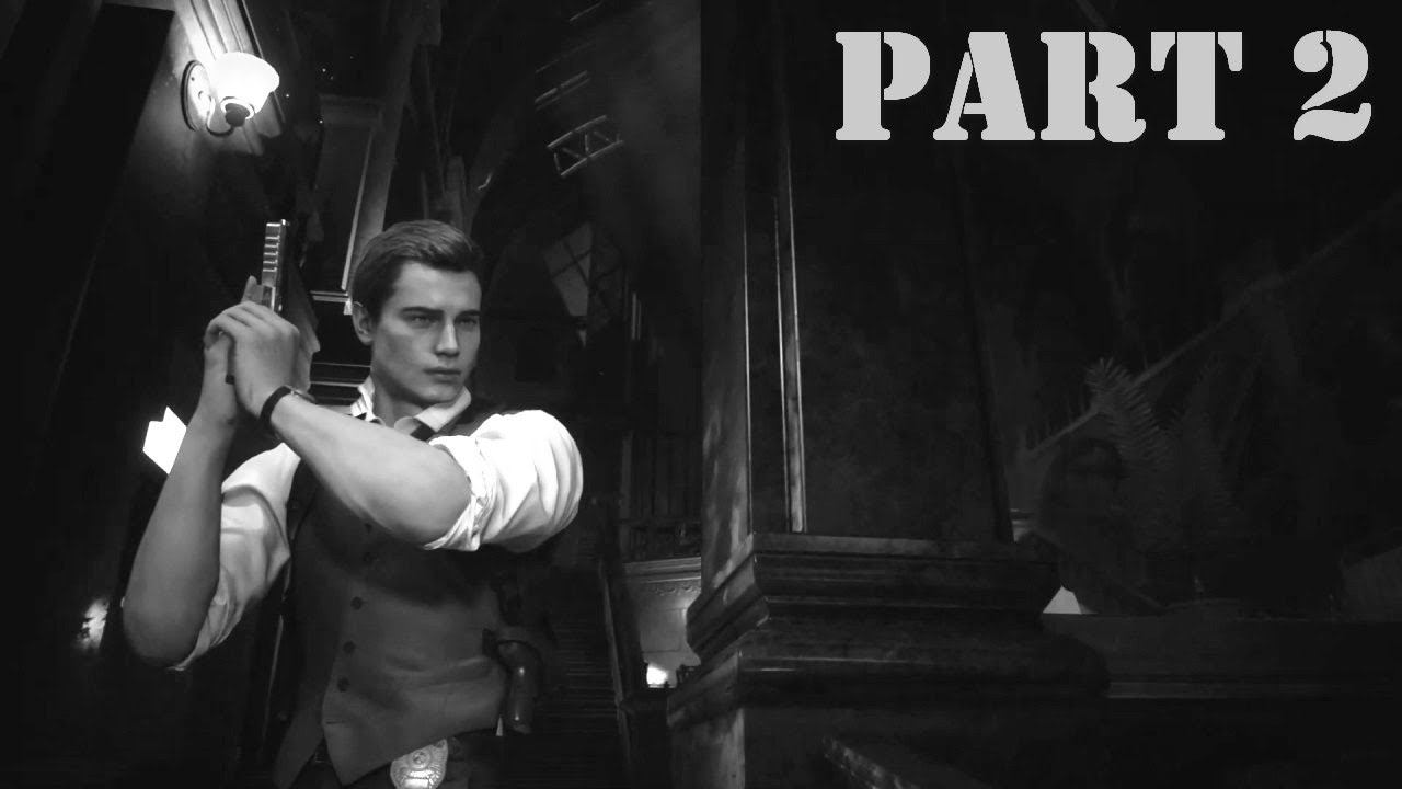 RE2 Remake без интерфейса, прицела и ящика (PC ч/б NOIR) Часть 2 смотреть онлайн