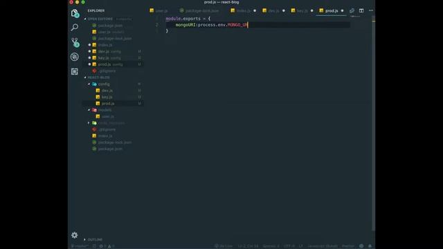 Blog ReactJS NodeJS#10 SECURE PRIVATE INFO with ENV file смотреть онлайн