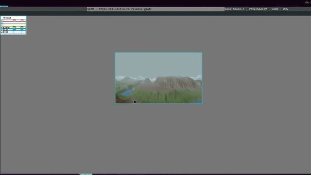 Voxel Space engine in Plan 9 - double buffering off / on смотреть онлайн