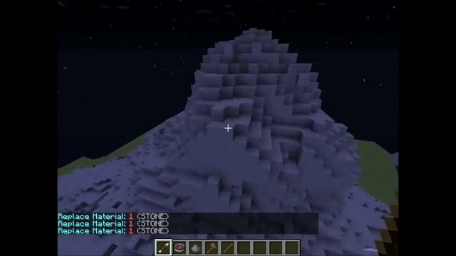 Minecraft : How to make a Mountain (Using Voxel Sniper) смотреть онлайн
