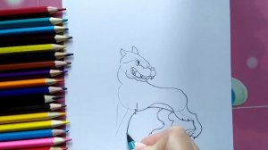 Как нарисовать волка из симфонической сказки Петя и волк поэтапно