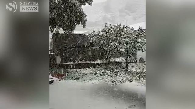 В Дагестане выпал снег посреди лета