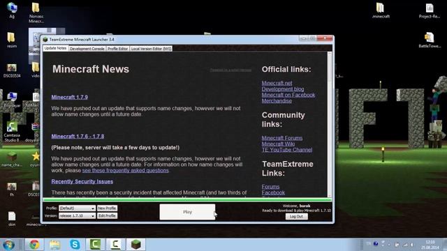 mınecraft 1 7 10,1 7 2 ve diğer tüm sürümler nasıl indirilir смотреть онлайн