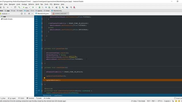 Aporia #3 working with countdown timer using android studio part 2 смотреть онлайн