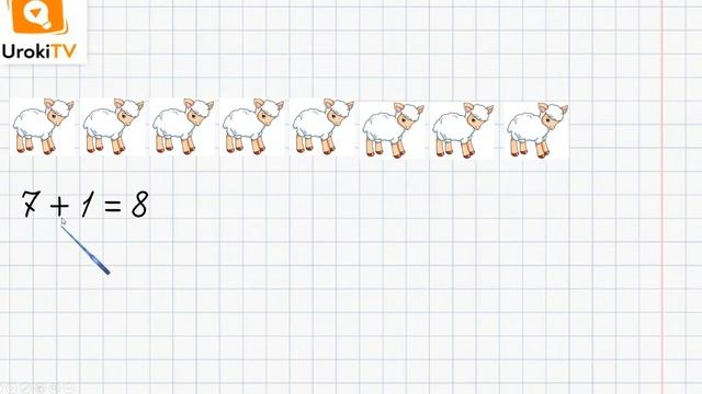 Числа 8–9 Цифра 8. Математика 1 класс смотреть онлайн