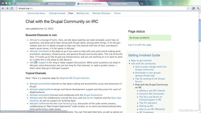 Getting Help on Drupal.org смотреть онлайн