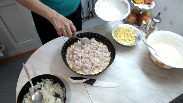 Пирог курник на кефире с картофелем достоин оваций гурманов. смотреть онлайн