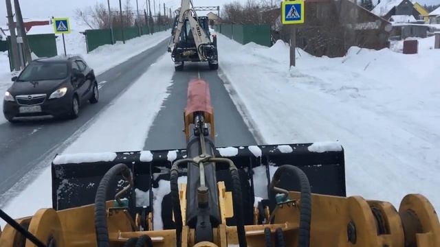 Китайский погрузчик. Преимущества широкого ковша, скорость передвижения. смотреть онлайн